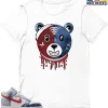 T-Shirt - Nike Dunk High Washed Denim Pack - Sneaker-Matching T-Shirt (Bear Face)