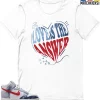 T-Shirt - Nike Dunk High Washed Denim Pack - Sneaker-Matching T-Shirt (Love Is The Answer) 1 T-Shirt - Nike Dunk High Washed Denim Pack - Sneaker-Matching T-Shirt (Love Is The Answer) -Nike Dunk shop online mockupGenerator 153