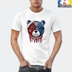 T-Shirt - Nike Dunk High Washed Denim Pack - Sneaker-Matching T-Shirt (Bear Face) -Nike Dunk shop online mockupGenerator 1536