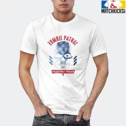 T-Shirt - Nike Dunk High Washed Denim Pack - Sneaker-Matching T-Shirt (Zombie Patrol) -Nike Dunk shop online mockupGenerator 1545