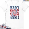 T-Shirt - Nike Dunk High Washed Denim Pack - Sneaker-Matching T-Shirt (STAY FOCUSED) -Nike Dunk shop online mockupGenerator 1546