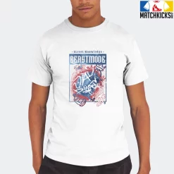 T-Shirt - Nike Dunk High Washed Denim Pack - Sneaker-Matching T-Shirt (BEAST MODE) -Nike Dunk shop online mockupGenerator 1559