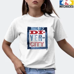 T-Shirt - Nike Dunk High Washed Denim Pack - Sneaker-Matching T-Shirt (DIVERCITY) -Nike Dunk shop online mockupGenerator 1569