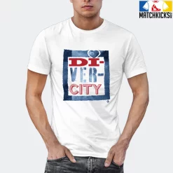 T-Shirt - Nike Dunk High Washed Denim Pack - Sneaker-Matching T-Shirt (DIVERCITY) -Nike Dunk shop online mockupGenerator 1572