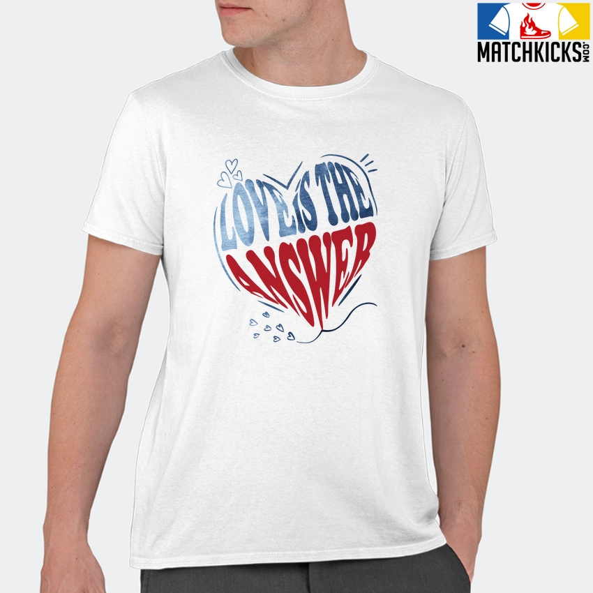 T-Shirt - Nike Dunk High Washed Denim Pack - Sneaker-Matching T-Shirt (Love Is The Answer) 11 T-Shirt - Nike Dunk High Washed Denim Pack - Sneaker-Matching T-Shirt (Love Is The Answer) - Image 9