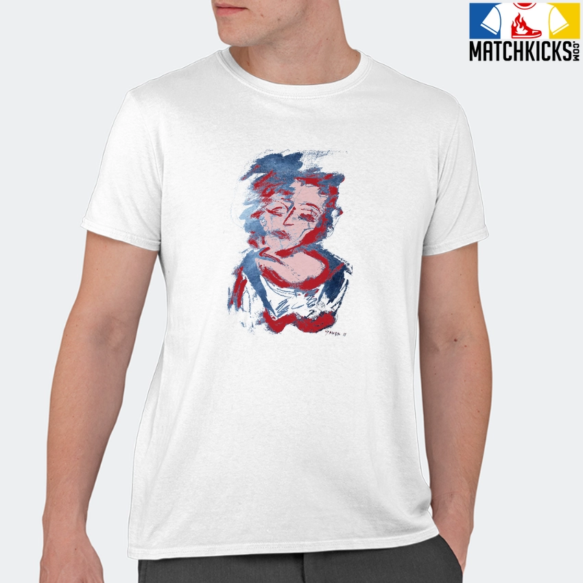 T-Shirt - Nike Dunk High Washed Denim Pack - Sneaker-Matching T-Shirt (Marilyn Abstract) 11 T-Shirt - Nike Dunk High Washed Denim Pack - Sneaker-Matching T-Shirt (Marilyn Abstract) - Image 9