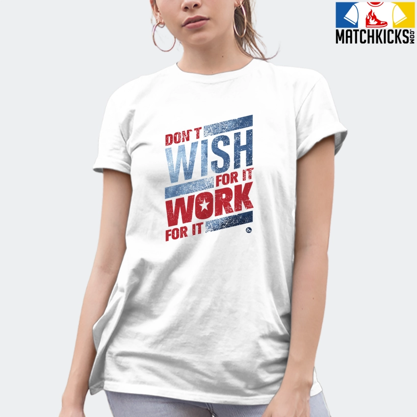 T-Shirt - Nike Dunk High Washed Denim Pack - Sneaker-Matching T-Shirt (Don't Wish For It Work For It) 10 T-Shirt - Nike Dunk High Washed Denim Pack - Sneaker-Matching T-Shirt (Don't Wish For It Work For It) - Image 8