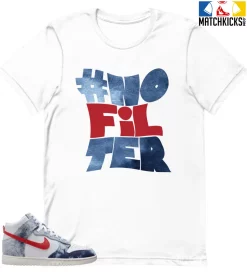 T-Shirt - Nike Dunk High Washed Denim Pack - Sneaker-Matching T-Shirt (#NoFilter)
