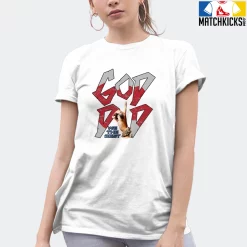 T-Shirt - Nike Dunk High Washed Denim Pack - Sneaker-Matching T-Shirt (God Did) -Nike Dunk shop online mockupGenerator 1651