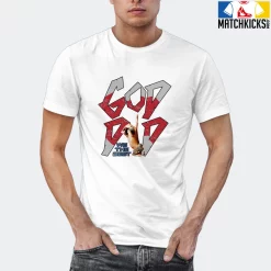 T-Shirt - Nike Dunk High Washed Denim Pack - Sneaker-Matching T-Shirt (God Did) -Nike Dunk shop online mockupGenerator 1653