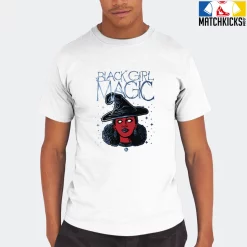 T-Shirt - Nike Dunk High Washed Denim Pack - Sneaker-Matching T-Shirt (Black Girl Magic) -Nike Dunk shop online mockupGenerator 1658