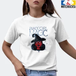 T-Shirt - Nike Dunk High Washed Denim Pack - Sneaker-Matching T-Shirt (Black Girl Magic) -Nike Dunk shop online mockupGenerator 1659