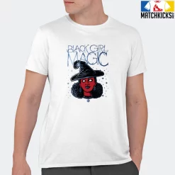 T-Shirt - Nike Dunk High Washed Denim Pack - Sneaker-Matching T-Shirt (Black Girl Magic) -Nike Dunk shop online mockupGenerator 1661