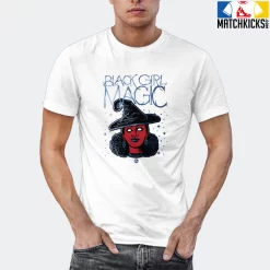 T-Shirt - Nike Dunk High Washed Denim Pack - Sneaker-Matching T-Shirt (Black Girl Magic) -Nike Dunk shop online mockupGenerator 1662