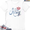 T-Shirt - Nike Dunk High Washed Denim Pack - Sneaker-Matching T-Shirt (The King) -Nike Dunk shop online mockupGenerator 1672