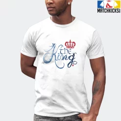 T-Shirt - Nike Dunk High Washed Denim Pack - Sneaker-Matching T-Shirt (The King) -Nike Dunk shop online mockupGenerator 1675