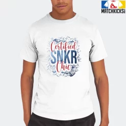 T-Shirt - Nike Dunk High Washed Denim Pack - Sneaker-Matching T-Shirt (Certified Snkr Chic) -Nike Dunk shop online mockupGenerator 1685