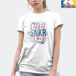 T-Shirt - Nike Dunk High Washed Denim Pack - Sneaker-Matching T-Shirt (Certified Snkr Chic) -Nike Dunk shop online mockupGenerator 1687