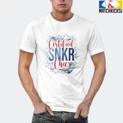 T-Shirt - Nike Dunk High Washed Denim Pack - Sneaker-Matching T-Shirt (Certified Snkr Chic) -Nike Dunk shop online mockupGenerator 1689