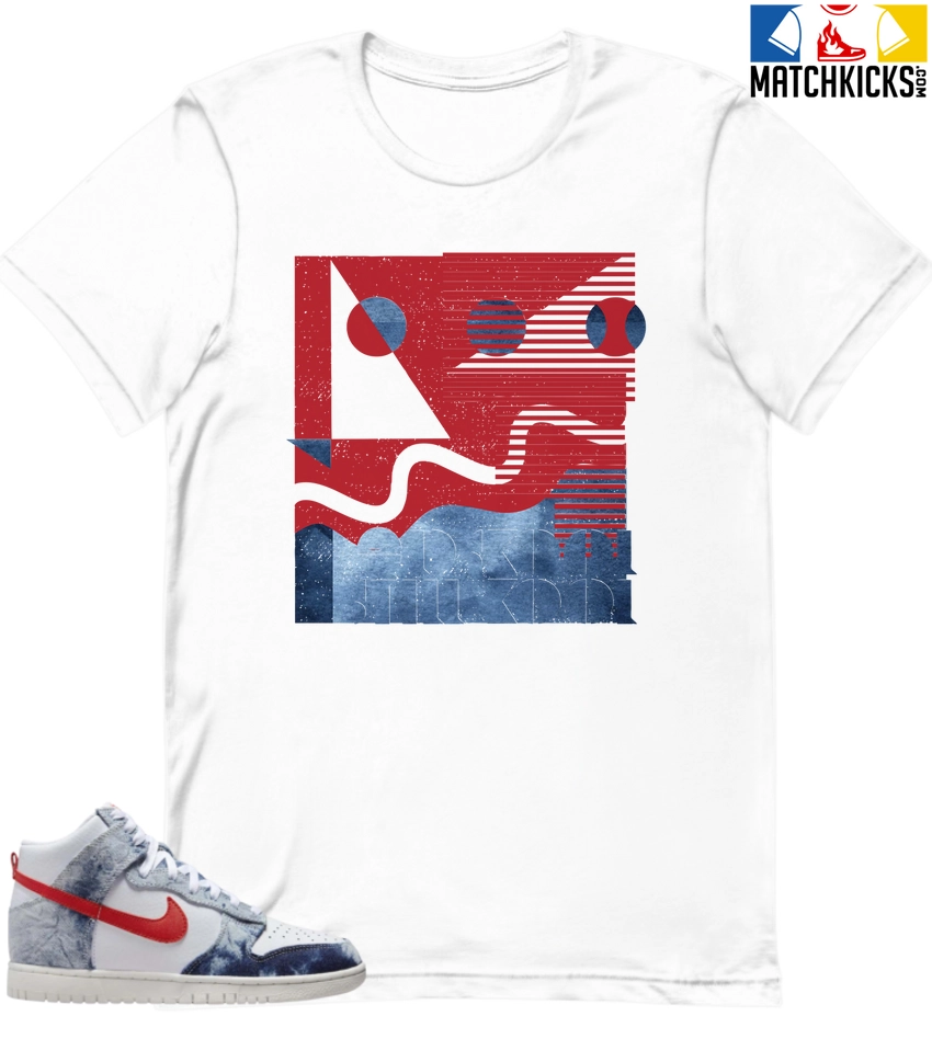 T-Shirt - Nike Dunk High Washed Denim Pack - Sneaker-Matching T-Shirt (Old Skool Still Kool) 3 T-Shirt - Nike Dunk High Washed Denim Pack - Sneaker-Matching T-Shirt (Old Skool Still Kool)