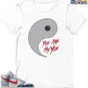 T-Shirt - Nike Dunk High Washed Denim Pack - Sneaker-Matching T-Shirt (You Are My Yin) -Nike Dunk shop online mockupGenerator 1744