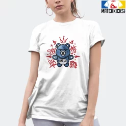 T-Shirt - Nike Dunk High Washed Denim Pack - Sneaker-Matching T-Shirt (THUG LIFE BEAR) -Nike Dunk shop online mockupGenerator 1759