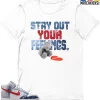 T-Shirt - Nike Dunk High Washed Denim Pack - Sneaker-Matching T-Shirt (Stay Out Your Feelings) -Nike Dunk shop online mockupGenerator 1762