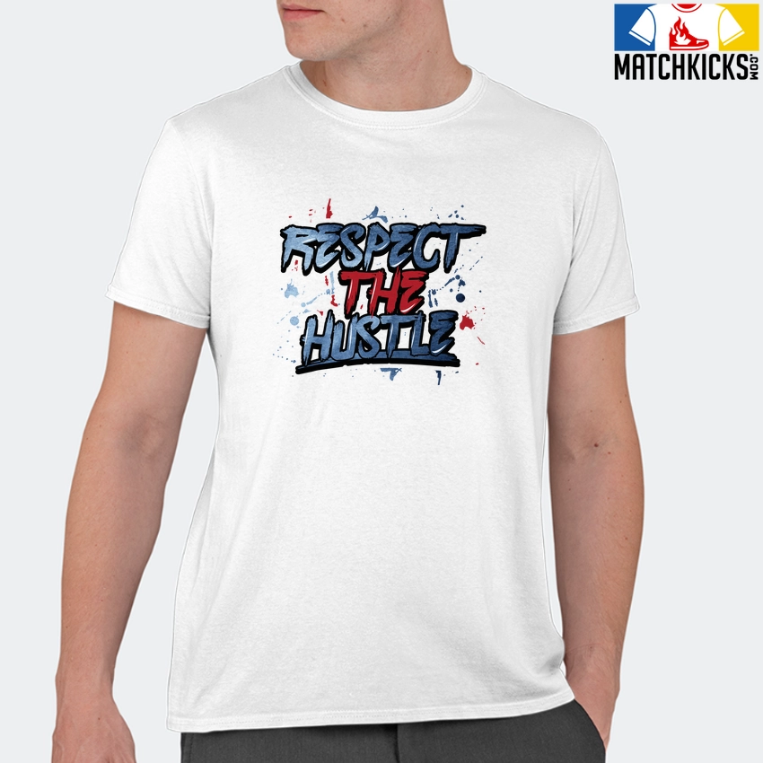 T-Shirt - Nike Dunk High Washed Denim Pack - Sneaker-Matching T-Shirt (RESPECT THE HUSTLE) 11 T-Shirt - Nike Dunk High Washed Denim Pack - Sneaker-Matching T-Shirt (RESPECT THE HUSTLE) - Image 9