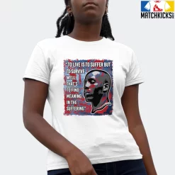 T-Shirt - Nike Dunk High Washed Denim Pack - Sneaker-Matching T-Shirt (DMX Suffer Quote) -Nike Dunk shop online mockupGenerator 1781