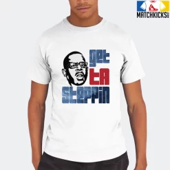 T-Shirt - Nike Dunk High Washed Denim Pack - Sneaker-Matching T-Shirt (GET TA STEPPIN With MARTIN) -Nike Dunk shop online mockupGenerator 1811