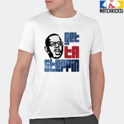 T-Shirt - Nike Dunk High Washed Denim Pack - Sneaker-Matching T-Shirt (GET TA STEPPIN With MARTIN) -Nike Dunk shop online mockupGenerator 1814