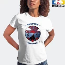 T-Shirt - Nike Dunk High Washed Denim Pack - Sneaker-Matching T-Shirt (Inspire Change) -Nike Dunk shop online mockupGenerator 1818