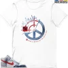 T-Shirt - Nike Dunk High Washed Denim Pack - Sneaker-Matching T-Shirt (Keep A Peace) 2 T-Shirt - Nike Dunk High Washed Denim Pack - Sneaker-Matching T-Shirt (Keep A Peace) -Nike Dunk shop online mockupGenerator 1825
