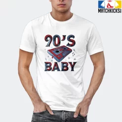 T-Shirt - Nike Dunk High Washed Denim Pack - Sneaker-Matching T-Shirt (90's Baby Cassette) -Nike Dunk shop online mockupGenerator 1860