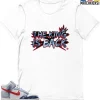 T-Shirt - Nike Dunk High Washed Denim Pack - Sneaker-Matching T-Shirt (The King Is Back) -Nike Dunk shop online mockupGenerator 1861