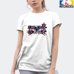 T-Shirt - Nike Dunk High Washed Denim Pack - Sneaker-Matching T-Shirt (The King Is Back) -Nike Dunk shop online mockupGenerator 1867