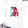 T-Shirt - Nike Dunk High Washed Denim Pack - Sneaker-Matching T-Shirt (Scary Friend Squad)
