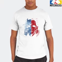 T-Shirt - Nike Dunk High Washed Denim Pack - Sneaker-Matching T-Shirt (Scary Friend Squad) -Nike Dunk shop online mockupGenerator 1874