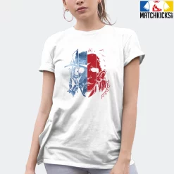 T-Shirt - Nike Dunk High Washed Denim Pack - Sneaker-Matching T-Shirt (Scary Friend Squad) -Nike Dunk shop online mockupGenerator 1876