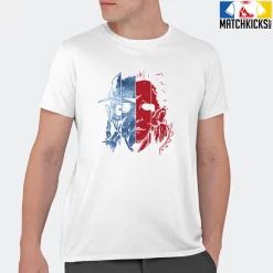 T-Shirt - Nike Dunk High Washed Denim Pack - Sneaker-Matching T-Shirt (Scary Friend Squad) -Nike Dunk shop online mockupGenerator 1877