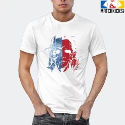 T-Shirt - Nike Dunk High Washed Denim Pack - Sneaker-Matching T-Shirt (Scary Friend Squad) -Nike Dunk shop online mockupGenerator 1878