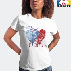 T-Shirt - Nike Dunk High Washed Denim Pack - Sneaker-Matching T-Shirt (Choose LOVE Over Fear) 15 T-Shirt - Nike Dunk High Washed Denim Pack - Sneaker-Matching T-Shirt (Choose LOVE Over Fear) -Nike Dunk shop online mockupGenerator 1890