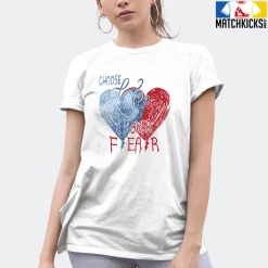 T-Shirt - Nike Dunk High Washed Denim Pack - Sneaker-Matching T-Shirt (Choose LOVE Over Fear) 19 T-Shirt - Nike Dunk High Washed Denim Pack - Sneaker-Matching T-Shirt (Choose LOVE Over Fear) -Nike Dunk shop online mockupGenerator 1894