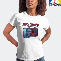T-Shirt - Nike Dunk High Washed Denim Pack - Sneaker-Matching T-Shirt (90's Baby Radio) 15 T-Shirt - Nike Dunk High Washed Denim Pack - Sneaker-Matching T-Shirt (90's Baby Radio) -Nike Dunk shop online mockupGenerator 1917
