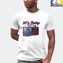 T-Shirt - Nike Dunk High Washed Denim Pack - Sneaker-Matching T-Shirt (90's Baby Radio) 16 T-Shirt - Nike Dunk High Washed Denim Pack - Sneaker-Matching T-Shirt (90's Baby Radio) -Nike Dunk shop online mockupGenerator 1918