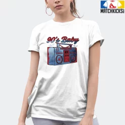 T-Shirt - Nike Dunk High Washed Denim Pack - Sneaker-Matching T-Shirt (90's Baby Radio) 19 T-Shirt - Nike Dunk High Washed Denim Pack - Sneaker-Matching T-Shirt (90's Baby Radio) -Nike Dunk shop online mockupGenerator 1921