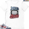 T-Shirt - Nike Dunk High Washed Denim Pack - Sneaker-Matching T-Shirt (70's Baby) -Nike Dunk shop online mockupGenerator 1933