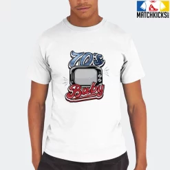 T-Shirt - Nike Dunk High Washed Denim Pack - Sneaker-Matching T-Shirt (70's Baby) 17 T-Shirt - Nike Dunk High Washed Denim Pack - Sneaker-Matching T-Shirt (70's Baby) -Nike Dunk shop online mockupGenerator 1937