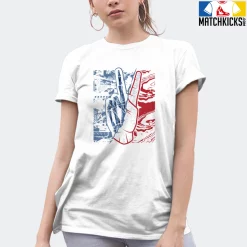 T-Shirt - Nike Dunk High Washed Denim Pack - Sneaker-Matching T-Shirt (Inner Peace) -Nike Dunk shop online mockupGenerator 1957