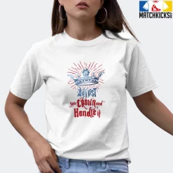 T-Shirt - Nike Dunk High Washed Denim Pack - Sneaker-Matching T-Shirt (ADJUST Your CROWN And Handle It) -Nike Dunk shop online mockupGenerator 2010